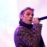 Aaron Carter singing.