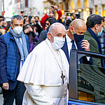Pope Francis visited Auschwitz survivor Edith Bruck at her apartment in Rome