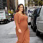 Pregnant with first child Ashley Graham seen out and about in New York City on Nov 18 2019