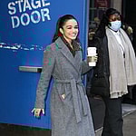 Rachel Zegler is seen leaving the Good Morning America studios in NYC