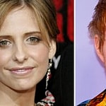 Sarah Michelle Gellar and Ed Sheeran