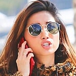 Actress Brenda Song stops by for a lunch date with a friend at Joans on Third Cafe