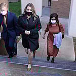 Josh Duggar sentencing, Anna Duggar Leaving Court