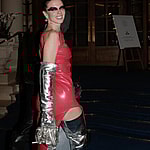 Kanye West Julia Fox arriving at their hotel during the Paris Fashion Week