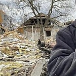 Ukrainian Man Finds Cat Alive In Rubble Of Shelled House Outside Kyiv