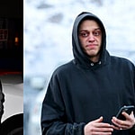 Kanye West and Pete Davidson portraits