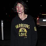Actor Ezra Miller parties at the Delilah restaurant