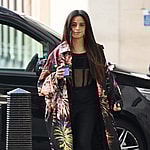 Camila Cabello arriving at BBC Radio 1