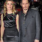 Amber Heard and Johnny Depp attend 'The Danish Girl' premiere during the 2015 Toronto International Film Festival held at the Princess of Wales Theatre on September 12, 2015 in Toronto, Canada.