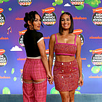 Nikki Bella & Brie Bella at 2022 Kids Choice Awards