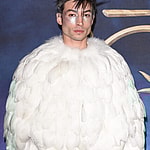 Ezra Miller at The UK Premiere of Fantastic Beasts: The Crimes Of Grindelwald