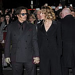 Amber Heard and Johnny Depp attend 'The Danish Girl' premiere during the 2015 Toronto International Film Festival held at the Princess of Wales Theatre on September 12, 2015 in Toronto, Canada.