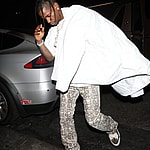 Travis Scott goes to the Nice Guy restaurant to party with friends