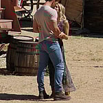 Kristin Cavallari and Tyler Cameron shooting the Uncommon James Campaign in Joshua Tree