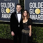 77th Annual Golden Globe Awards - Arrivals. 05 Jan 2020 Pictured: Rachel Bilson, Bill Hader.