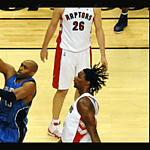 Vince Carter playing basketball