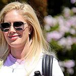 Heidi Montag wears cute pink loafers to lunch date in Palisades