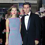 Kate Moss and Johnny Depp at Cannes Film Festival 1997