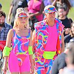 Margot Robbie and Ryan Gosling Skate through a day of filming apos Barbie apos in Venice beach