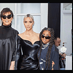 Kim Kardashian On Balenciaga Runway at Paris Fashion Week