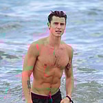 Shawn Mendes takes a dip in the ocean while in Miami