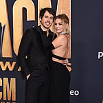 Kelsea Ballerini & Morgan Evans at the 57th Academy of Country Music Awards