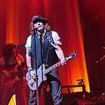 Johnny Depp playing live with Jeff Beck in Paris