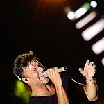 Ricky Martin performing at the Hotel Cala di Volpe Sardinia