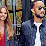 Chrissy Teigen and John Legend look loved up as they head out in NYC