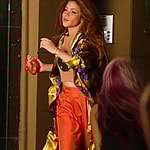 Shakira runs with a heart in her hand full of blood during her new Monotonia shoot in Spain