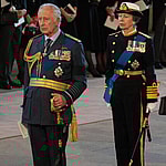 Members of the royal family pay their respects for the Lying-in State of Queen Elizabeth II