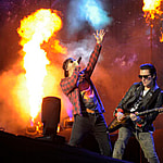 Avenged Sevenfold performing at Download Festival