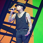 Chris Brown Performs in North Carolina