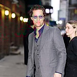 Matthew McConaughey at Stephen Colbert Show in New York