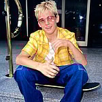 Aaron Carter by Tower Bridge in London