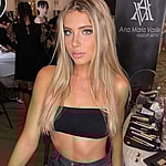 Andreea Dragoi posing for the camera.