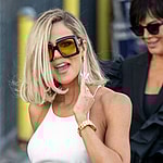 Kris Jenner and Khloe Kardashian are seen in Los Angeles California