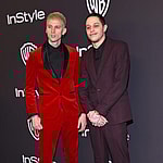 Machine Gun Kelly and Pete Davidson at the 20th Annual InStyle and Warner Bros. Golden Globe after party