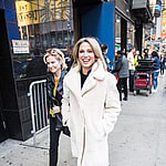 Amy Robach is seen leaving Good Morning America
