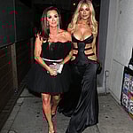 Dorit Kemsley leaves little to the imagination as she leaves dinner at Craigs with Kyle Richards in West Hollywood CA