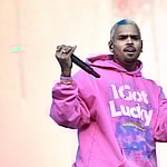 Chris Brown performing at Wireless Festival Crystal Palace Park London