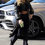 Dancing With The Stars dance pros seen arriving to practice at the dance studio