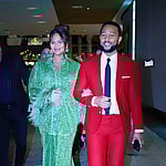 Chrissy Teigen and husband John Legend promote her Cravings cook book meet and greet at Westfield Mall holiday tribute