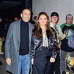 Wendy Starland outside Craig apos s Restaurant in West Hollywood