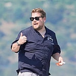 James Corden is seen leaving Club 55 in St-Tropez
