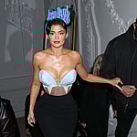 Kylie Jenner Stuns in Jean Paul Gaultier as the Gaultier Runway show in Paris France