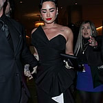 Celebrities arrive at the pre-GRAMMY gala in LA