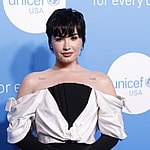 Demi Lovato arrives on the red carpet at the 2022 UNICEF Gala at The Glasshouse on Tuesday, November 29, 2022 in New York City.