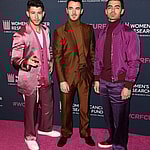 The Jonas Brothers at The Women's Cancer Research Fund's An Unforgettable Evening 2020.