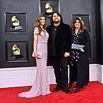 Wolfgang Van Halen and Valerie Bertinelli Arrive for the 64th Grammy Awards in Las Vegas
